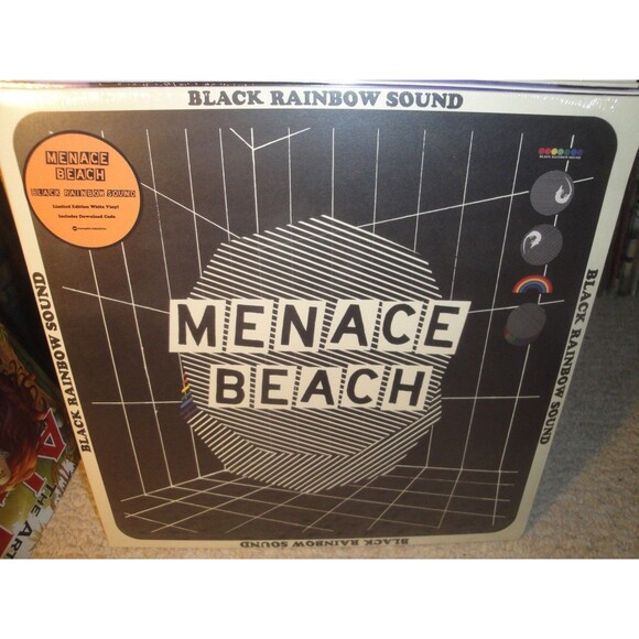 Menace Beach - Black Rainbow Sound, Limited Edition, White Colored Vinyl LP, NEW - Picture 1 of 3